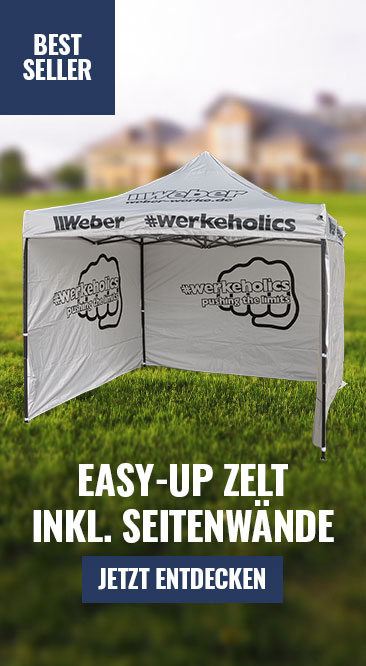 Weber #Werkeholics Easy-Up Zelt grau