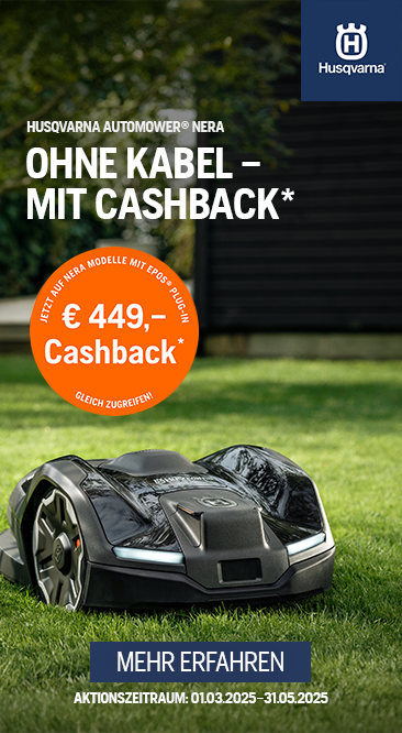 Husqvarna Cashback Aktion