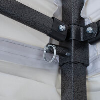 Weber #Werkeholics Easy-Up Zelt 3 x 3 m inkl. 3 Seitenwände grau