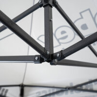 Weber #Werkeholics Easy-Up Zelt 3 x 3 m inkl. 3 Seitenwände grau