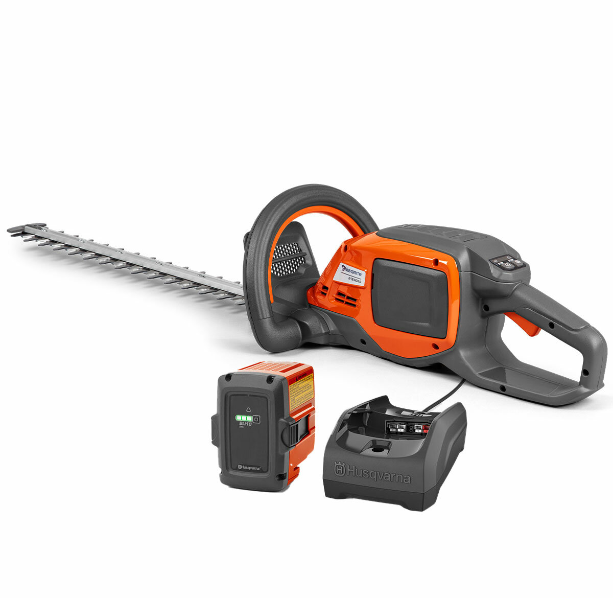 Husqvarna Akku Heckenschere 215iHD45 Set inkl. Akku BLi10 und Ladeger