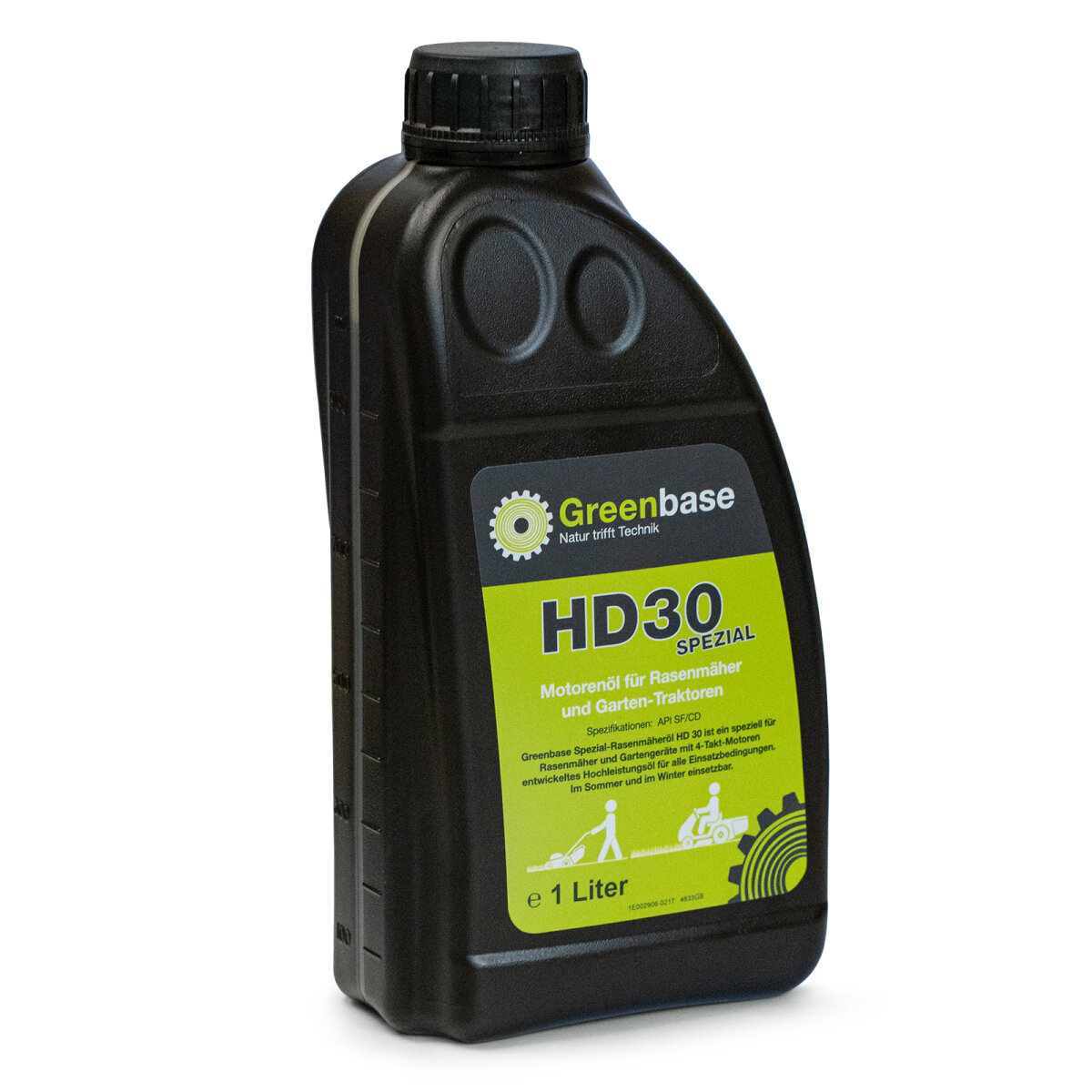 4Takt Motorenöl für Rasentraktoren und Rasenmäher HD 30 / SAE 30 1 l