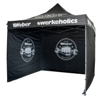 Weber #Werkeholics Easy-Up Zelt 3 x 3 m 75 Jahre Limited...
