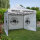 Weber #Werkeholics Easy-Up Zelt 3 x 3 m 75 Jahre Limited Edition grau