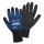 Nitril Sandy Feinstrickhandschuhe schwarz/blau 12er Pack