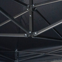 Weber #Werkeholics Easy-Up Zelt 3 x 3 m inkl. 3 Seitenwände schwarz